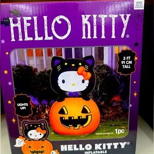 Hello Kitty Halloween inflatable 3ft tall black cat